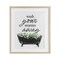 Stupell Industries Wash Worries Away Herbs Framed Print Under Glass, design by Lettered and Lined